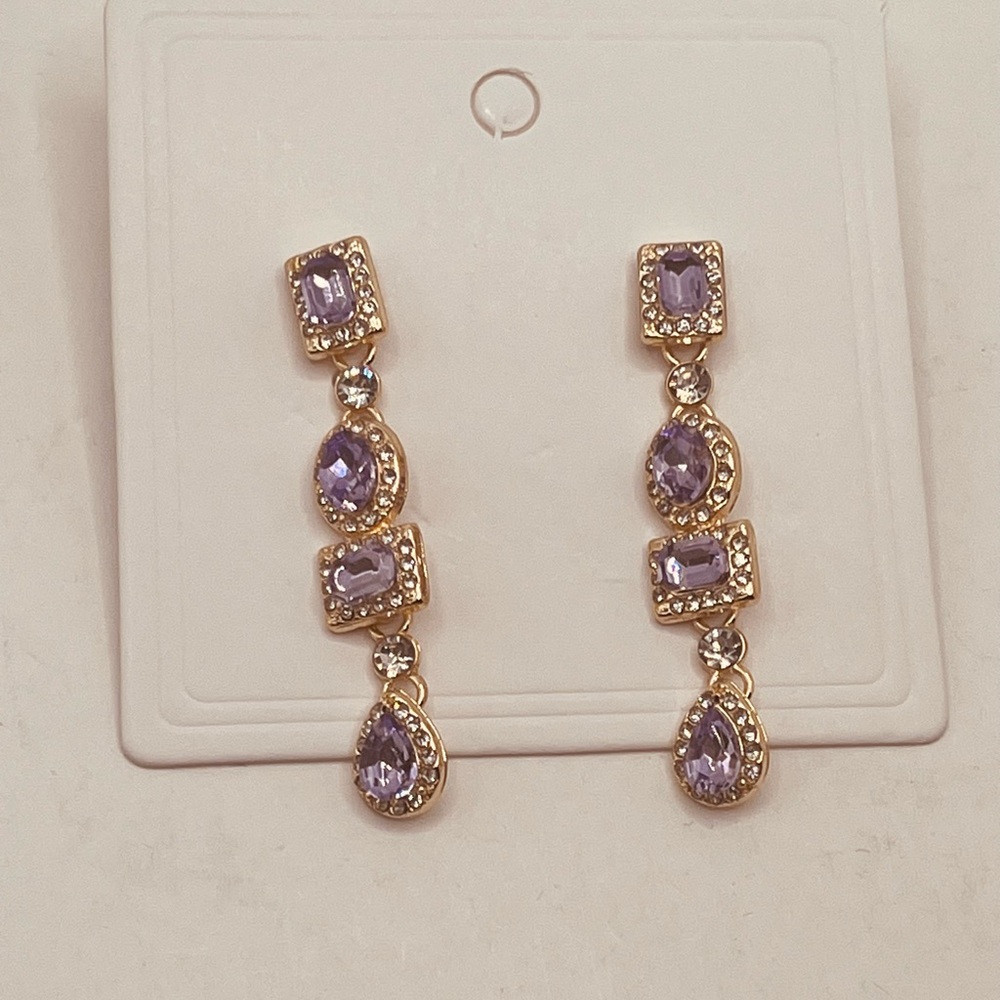 Earrings for women imitation diamond design